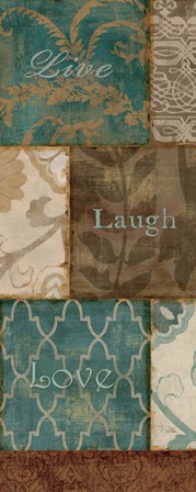 Live laugh Love by Pela art print