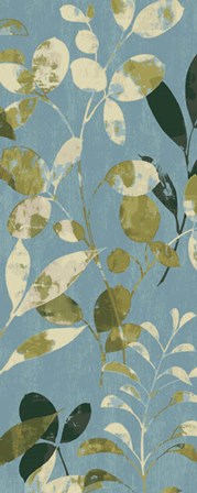 Leaves on Blue II by Wild Apple Portfolio art print