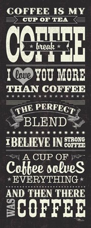 Coffee Lovers I by Pela Studio art print