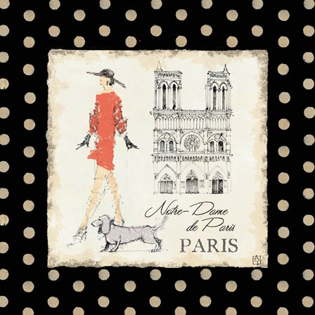 Ladies in Paris IV by Avery Tillmon art print