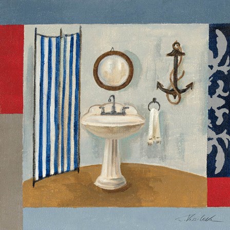 Nautical Bath I by Silvia Vassileva art print