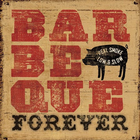 Barbeque Forever by Pela Studio art print