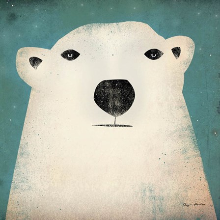 Polar Bear by Ryan Fowler art print