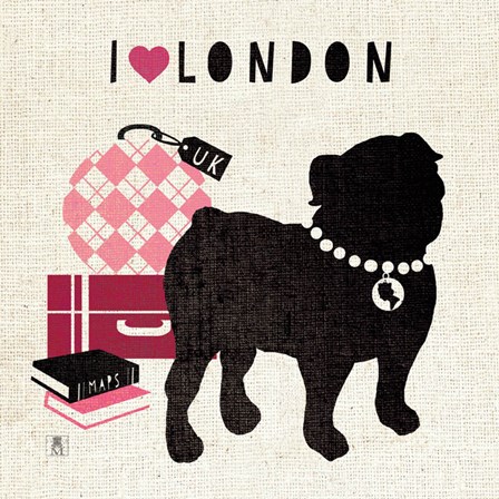 London Pooch by Studio Mousseau art print