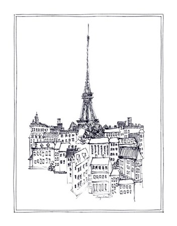 Eiffel Tower by Avery Tillmon art print