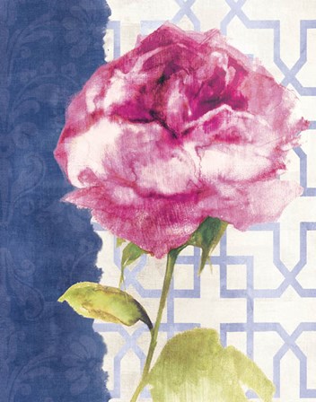 Antique Floral on White II by Wild Apple Portfolio art print