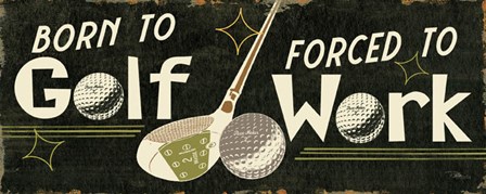 Funny Golf III by Pela Studio art print