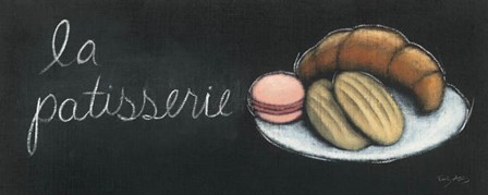 Chalkboard Menu II - Patisserie by Emily Adams art print