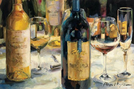 Bordeaux and Muscat by Marilyn Hageman art print