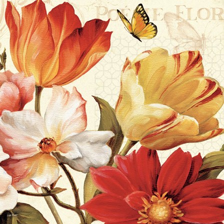 Poesie Florale III Crop by Lisa Audit art print