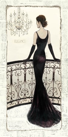 La Belle Noir by Emily Adams art print