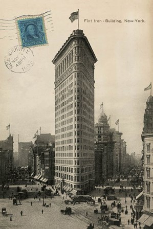 Flat Iron 1909 by Wild Apple Portfolio art print