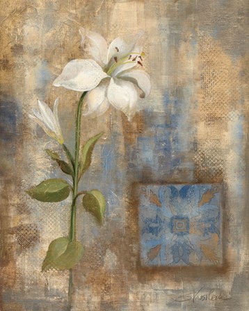 Lily and Tile by Silvia Vassileva art print
