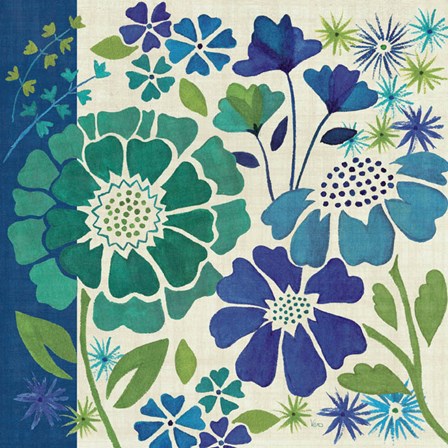 Blue Garden I by Veronique Charron art print