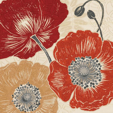 A Poppys Touch II by Daphne Brissonnet art print