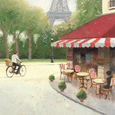 Cafe du Matin III by James Wiens art print