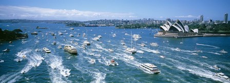 Pleasure Boats, Sydney Harbor, Australia by Panoramic Images art print