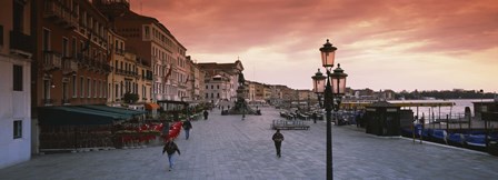 Buildings in a city, Riva Degli Schiavoni, Venice, Italy by Panoramic Images art print