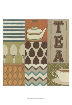 Tea Collage by June Erica Vess art print