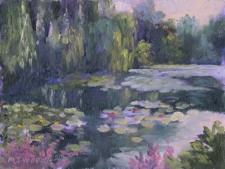 Monet&#39;s Garden II by Mary Jean Weber art print