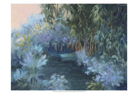 Monet&#39;s Garden VII by Mary Jean Weber art print