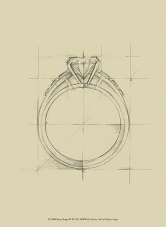 Ring Design III by Ethan Harper art print