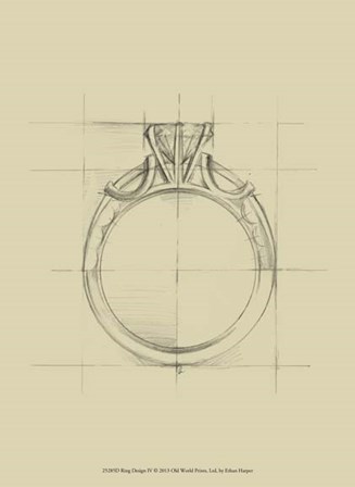 Ring Design IV by Ethan Harper art print