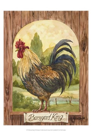 Barnyard King by Jerianne Van Dijk art print