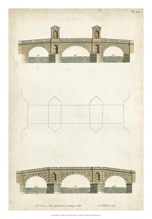 Design for a Bridge I by J Addison art print