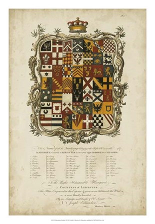 Edmondson Heraldry I by Paul Edmondson art print