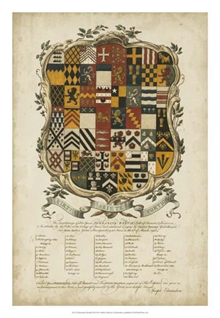 Edmondson Heraldry III by Paul Edmondson art print