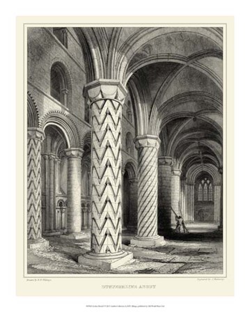 Gothic Detail I by R W Billings art print