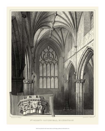 Gothic Detail II by R W Billings art print
