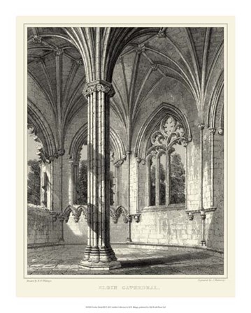Gothic Detail III by R W Billings art print