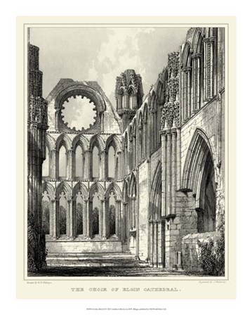 Gothic Detail X by R W Billings art print