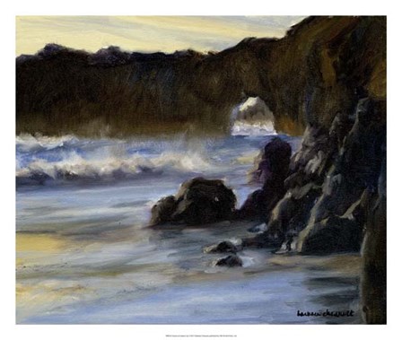 Sunset on Santa Cruz by Barbara Chenault art print