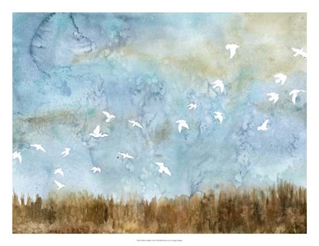 Birds in Flight I by Megan Meagher art print