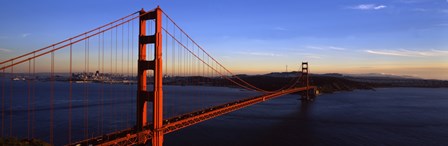 Golden Gate Bridge with Blue Sky, San Francisco, California, USA by Panoramic Images art print