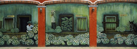 Close Up of Mural on a wall, Cancun, Yucatan, Mexico by Panoramic Images art print