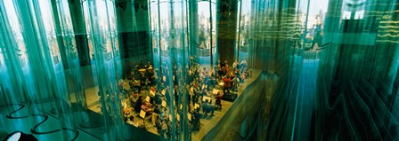 Musicians at a concert hall, Casa Da Musica, Porto, Portugal by Panoramic Images art print