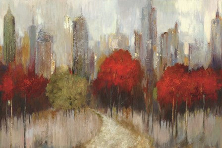 Downtown Red by Allison Pearce art print