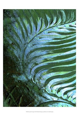 Emerald Feathering I by Danielle Harrington art print