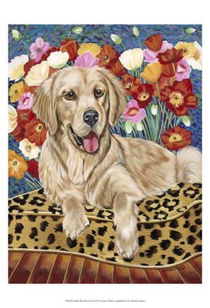 Golden Boy Retriever by Carolee Vitaletti art print