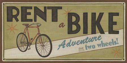 Bike Shop II by June Erica Vess art print
