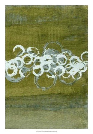 Green Orbs II by Charles McMullen art print
