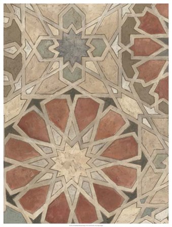 Non-Embellished Marrakesh Design I by Megan Meagher art print