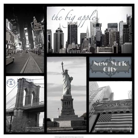 Snapshots of New York by Vision Studio art print