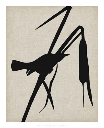 Audubon Silhouette II by Vision Studio art print