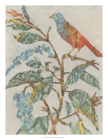 Aviary Collage II by Megan Meagher art print