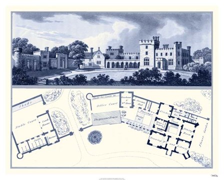 Estate Plan by Humphrey Repton art print